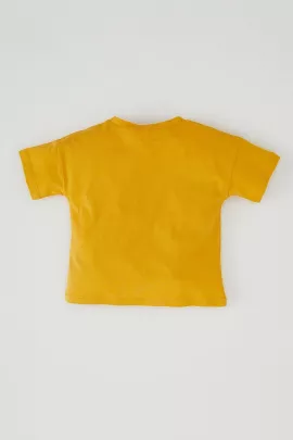 Футболка DeFacto, Цвет: Желтый, Размер: 6-9 мес., изображение 4