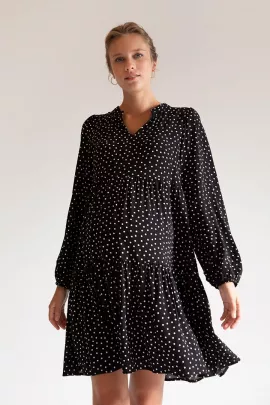 Платье для беременных DeFacto, Цвет: Черный, Размер: 36, изображение 4