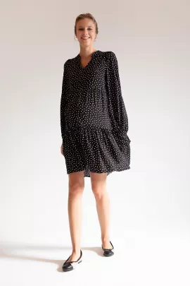 Платье для беременных DeFacto, Цвет: Черный, Размер: 36, изображение 2
