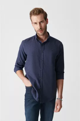 Рубашка AVVA, Цвет: Темно-синий, Размер: L, изображение 3