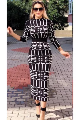 Платье Sems Fashion, Цвет: Черный, Размер: M