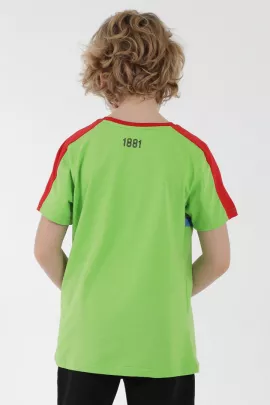 Футболка SLAZENGER, Цвет: Зеленый, Размер: 9-10 лет, изображение 4
