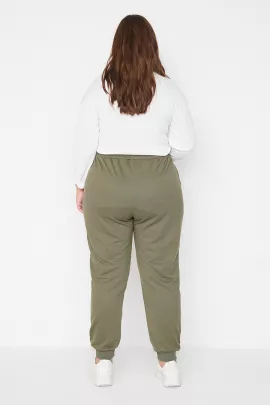 Спортивные штаны Trendyol Curve, Цвет: Хаки, Размер: 3XL, изображение 5