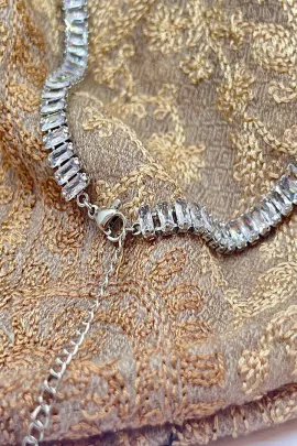 Ожерелье Qualitte, Цвет: Серебряный, Размер: STD, изображение 3