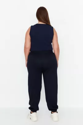Спортивные штаны Trendyol Curve, Цвет: Темно-синий, Размер: 3XL, изображение 5