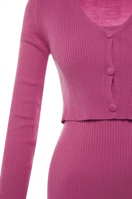 Платье TRENDYOLMILLA, Цвет: Розовый, Размер: S, изображение 5