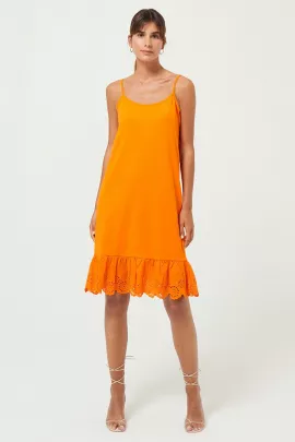 Платье ADL, Цвет: Оранжевый, Размер: XS, изображение 3