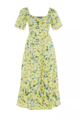 Платье TRENDYOLMILLA, Цвет: Желтый, Размер: 34, изображение 5