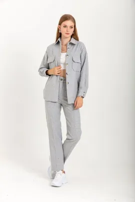 Брюки Kaktus Moda, Цвет: Серый, Размер: L