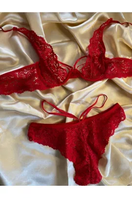Комплект Arel tekstil, Цвет: Красный, Размер: 75B