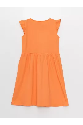 Платье LC Waikiki, Цвет: Оранжевый, Размер: 5-6 лет, изображение 3