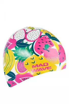 Силиконовая шапочка для плавания Mad Wave, Цвет: Разноцветный, Размер: STD, изображение 2