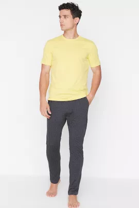 Пижамный комплект TRENDYOL MAN, Цвет: Желтый, Размер: S, изображение 2