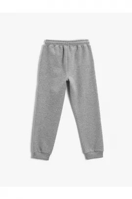 Спортивные штаны Koton, Цвет: Серый, Размер: 5-6 лет, изображение 2