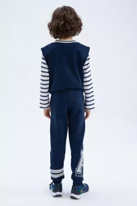 Спортивные штаны DeFacto, Цвет: Темно-синий, Размер: 4-5 лет, изображение 5