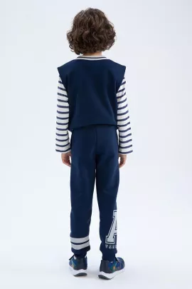 Спортивные штаны DeFacto, Цвет: Темно-синий, Размер: 7-8 лет, изображение 5