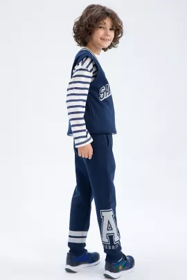 Спортивные штаны DeFacto, Цвет: Темно-синий, Размер: 4-5 лет, изображение 4
