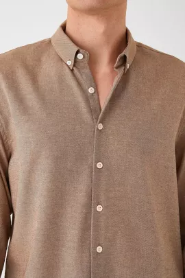 Рубашка Koton, Цвет: Коричневый, Размер: S, изображение 6