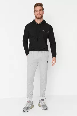 Спортивные штаны TRENDYOL MAN, Цвет: Серый, Размер: L