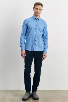 Рубашка ALTINYILDIZ CLASSICS, Цвет: Голубой, Размер: S, изображение 2