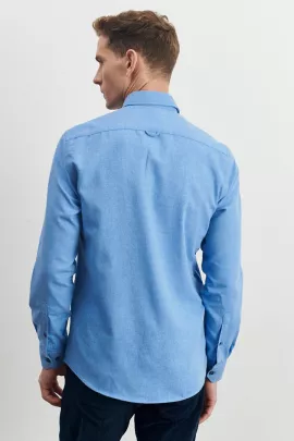 Рубашка ALTINYILDIZ CLASSICS, Цвет: Голубой, Размер: S, изображение 4
