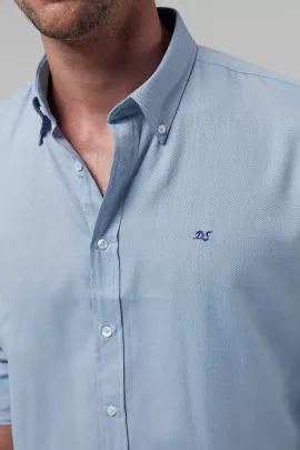 Рубашка D'S Damat, Цвет: Голубой, Размер: 2XL, изображение 3