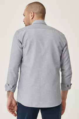 Рубашка ALTINYILDIZ CLASSICS, Цвет: Серый, Размер: M, изображение 5