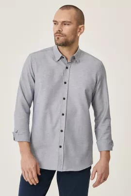 Рубашка ALTINYILDIZ CLASSICS, Цвет: Серый, Размер: M, изображение 2
