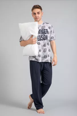 Пижамный комплект TAMPAP, Цвет: Серый, Размер: XL