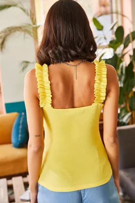 Блузка Olalook, Цвет: Желтый, Размер: L/XL, изображение 4