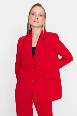 Пиджак TRENDYOLMILLA, Цвет: Красный, Размер: 34, изображение 2