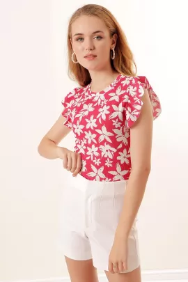 Блузка Bigdart, Цвет: Розовый, Размер: XL, изображение 2