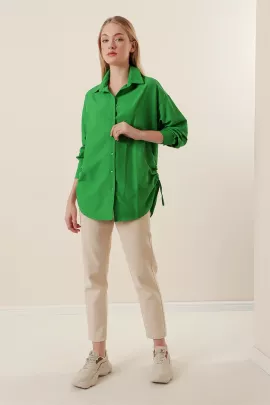 Рубашка Bigdart, Цвет: Зеленый, Размер: L, изображение 2