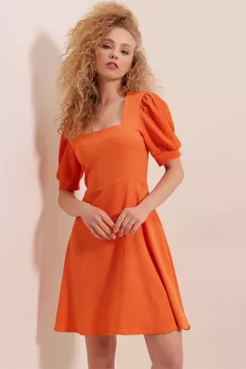 Платье Bigdart, Цвет: Оранжевый, Размер: XL, изображение 2