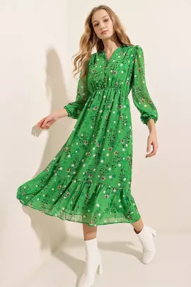Платье Bigdart, Цвет: Зеленый, Размер: 2XL