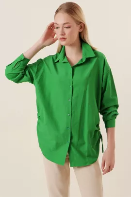 Рубашка Bigdart, Цвет: Зеленый, Размер: L, изображение 4