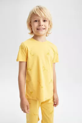 Пижамный комплект DeFacto, Цвет: Желтый, Размер: 8-9 лет, изображение 3