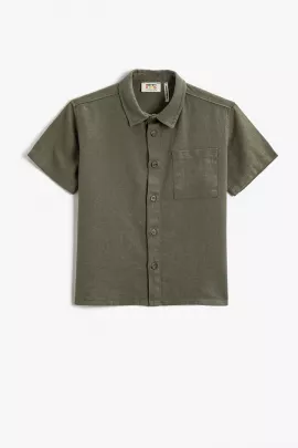 Рубашка Koton, Цвет: Хаки, Размер: 5-6 лет