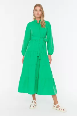 Платье TRENDYOL MODEST, Цвет: Зеленый, Размер: 36, изображение 4