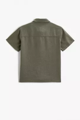 Рубашка Koton, Цвет: Хаки, Размер: 5-6 лет, изображение 2