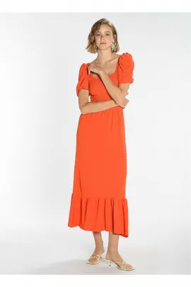 Платье Ng Style, Цвет: Оранжевый, Размер: S/M, изображение 2