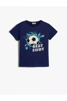 Футболка Koton, Цвет: Темно-синий, Размер: 3-4 года
