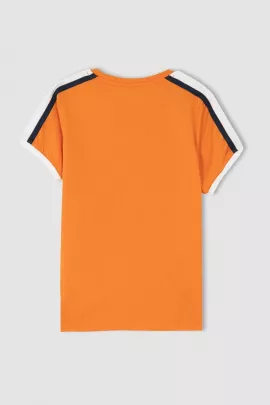 Футболка DeFacto, Цвет: Оранжевый, Размер: 8-9 лет, изображение 3