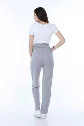 Спортивные штаны для беременных Luvmabelly, Цвет: Серый, Размер: M, изображение 4