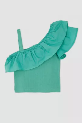 Блузка DeFacto, Цвет: Зеленый, Размер: 9-10 лет