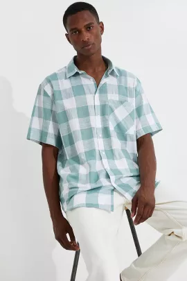 Рубашка Koton, Цвет: Зеленый, Размер: M