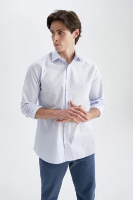 Рубашка DeFacto, Цвет: Голубой, Размер: 2XL, изображение 5
