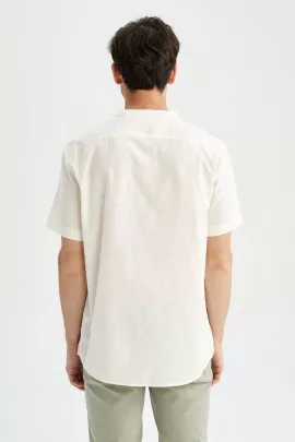 Рубашка DeFacto, Цвет: Бежевый, Размер: XL, изображение 4
