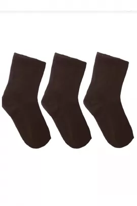 Носки 3 пары DKM SOCKS, Цвет: Черный, Размер: 30-34