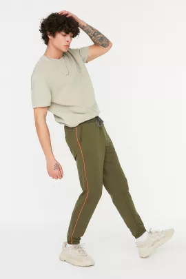 Спортивные штаны TRENDYOL MAN, Цвет: Хаки, Размер: L, изображение 4